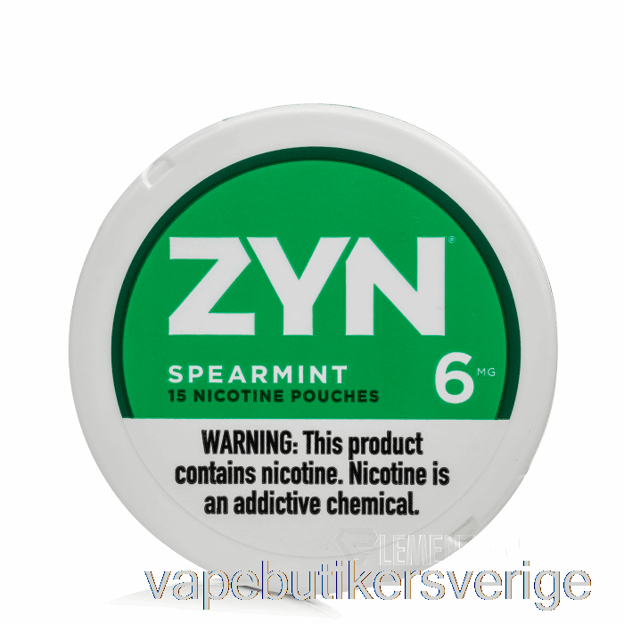 Vape Sverige Zyn Nikotinpåsar - Spearmint 6mg